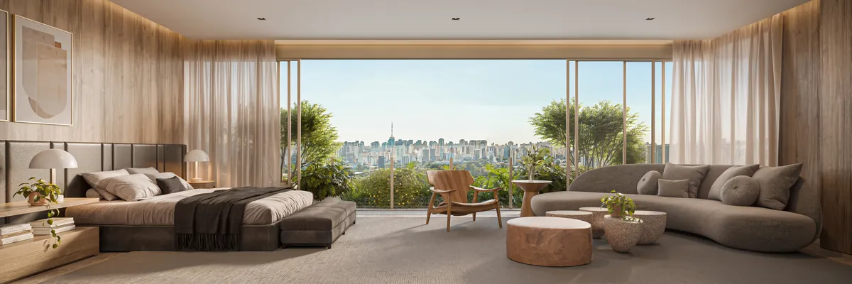 Residencial Manira: suíte · cobertura do apartamento